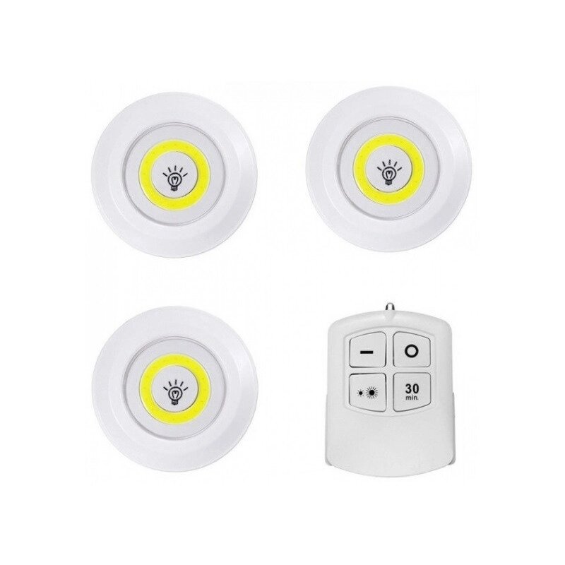 Комплект світлодіодних LED ламп BL-1012 COB 7477 із пультом від компанії Придбай - фото 1