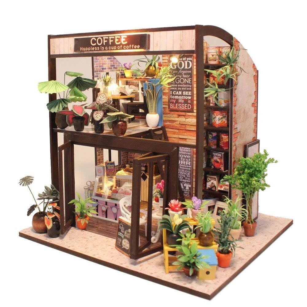 Конструктор Ляльковий будиночок CuteBee Кав'ярня DIY DollHouse (V549SD) від компанії Придбай - фото 1