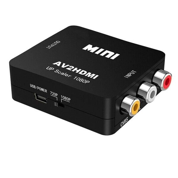 Конвертер відеосигналу Felkin AV2HDMI AV to HDMI відео + аудіо Full HD 1080P Чорний (100123) від компанії Придбай - фото 1