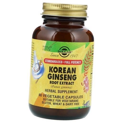 Korean Ginseng Root Extract Solgar 60вегкапс (71313033) від компанії Придбай - фото 1