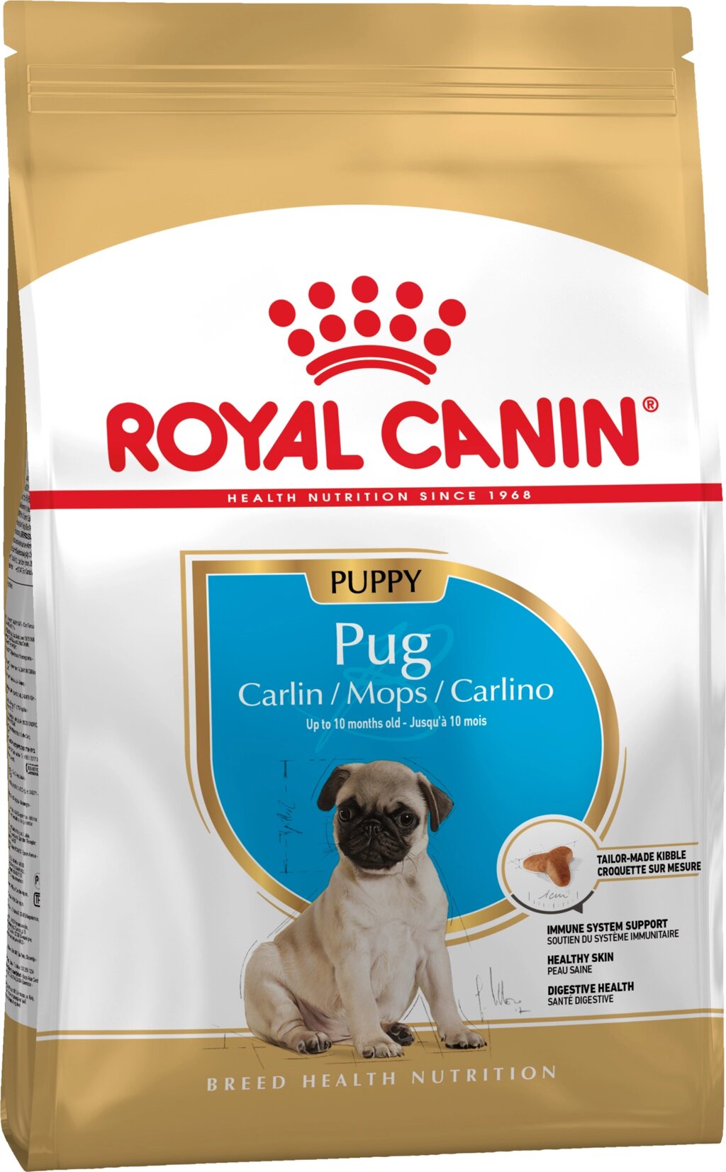 Корм для цуценят породи Мопс Royal Canin Pug Puppy 1,5 кг від компанії Придбай - фото 1