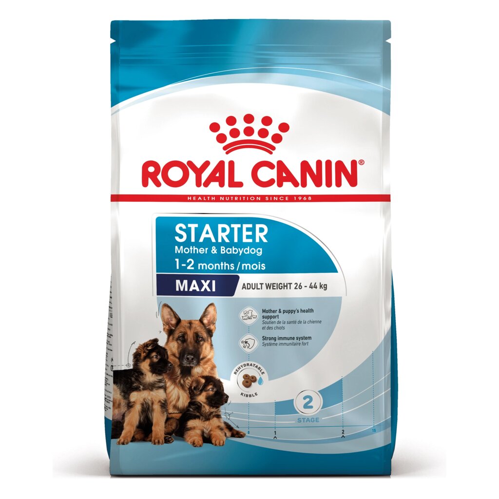 Корм для цуценят та вагітних собак великих порід Royal Canin Maxi Starter Mother Babydog 4 кг від компанії Придбай - фото 1