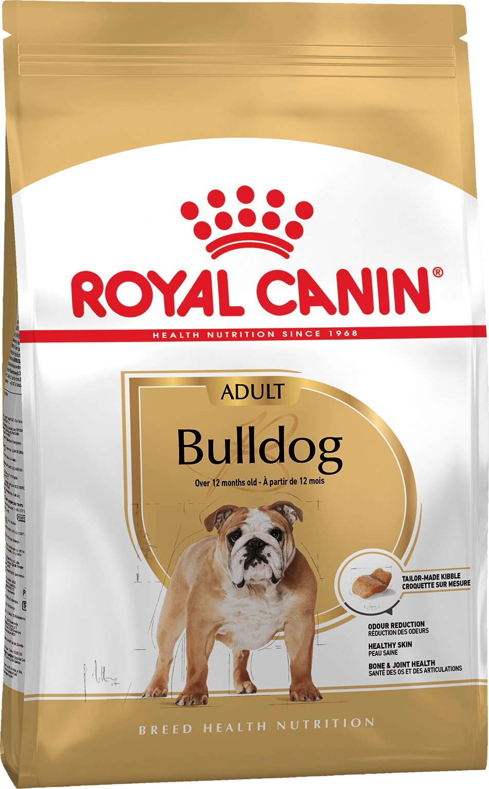 Корм для собак породи Англійський бульдог Royal Canin Bulldog Adult 12 кг від компанії Придбай - фото 1