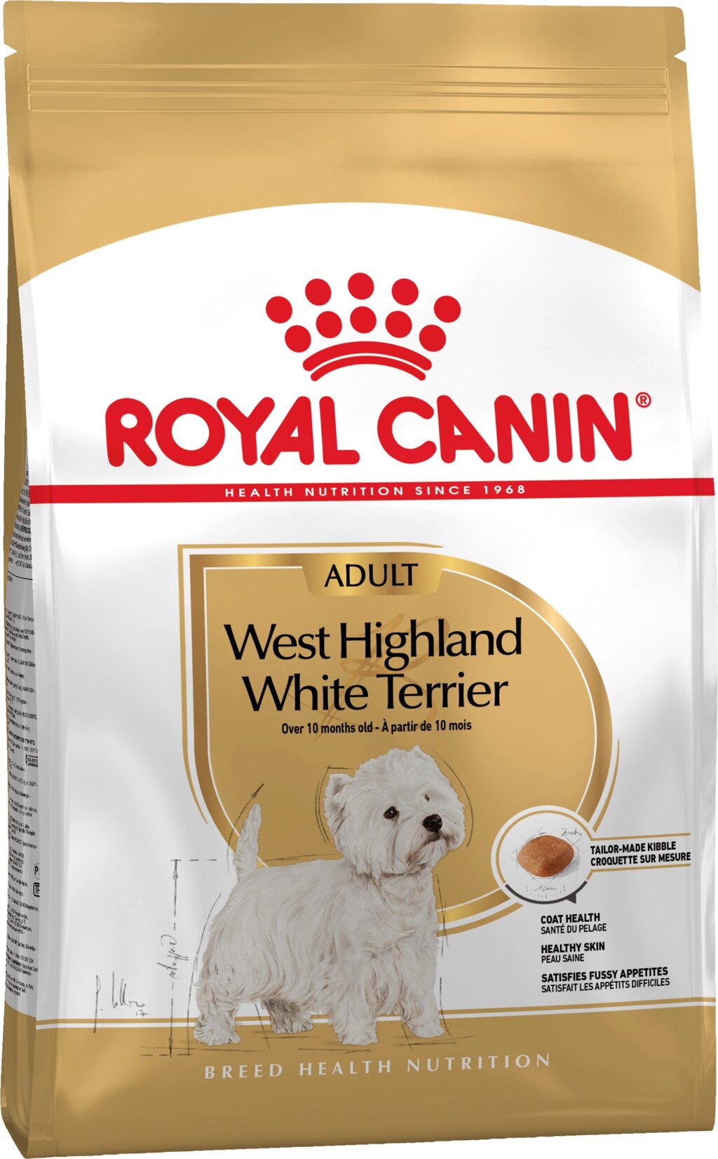 Корм для собак породи Вест-Хайленд-Вайт-Тер'єр Royal Canin West Highland White Terrier Adult 3 кг від компанії Придбай - фото 1