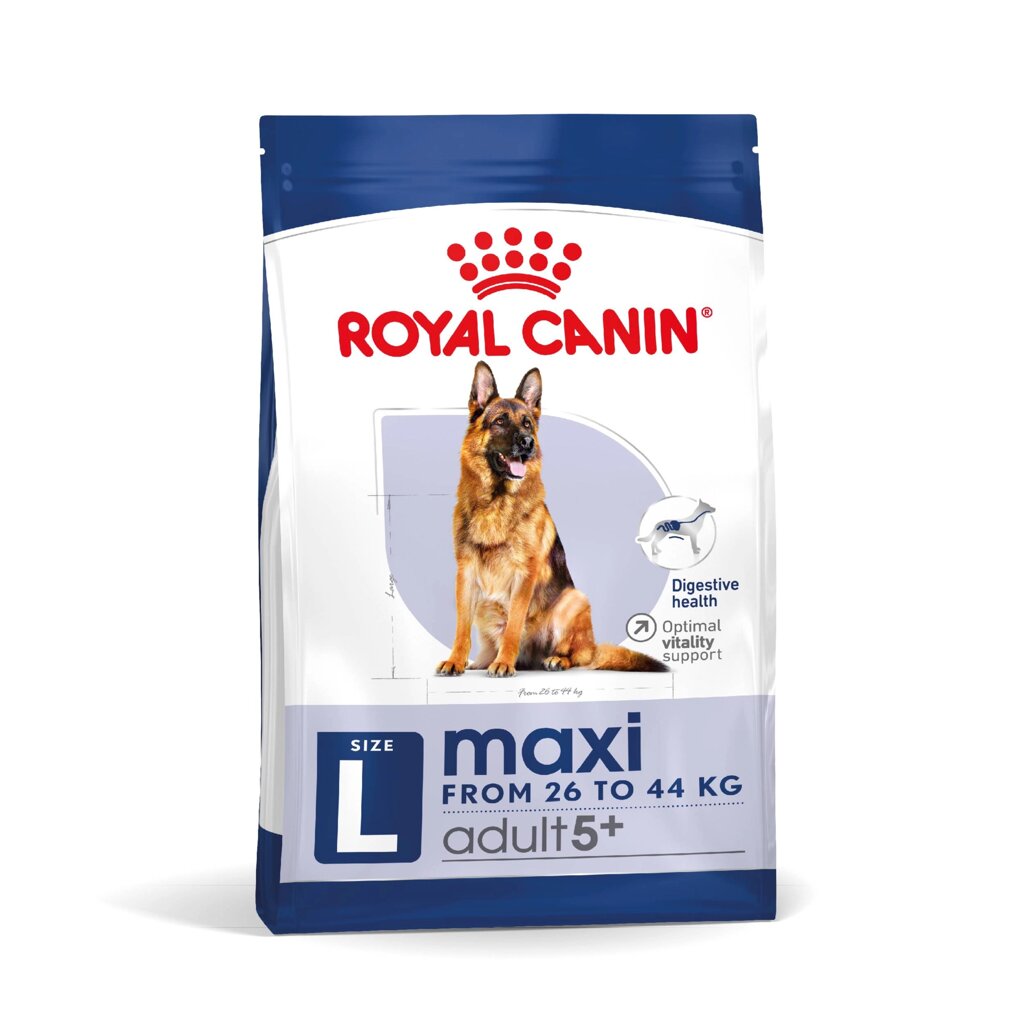 Корм для собак великих порід Royal Canin Maxi Adult 5+ 15 кг від компанії Придбай - фото 1