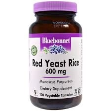 Червоний Дріжджовий Рис 600мг Bluebonnet Nutrition 120 гелевих капсул