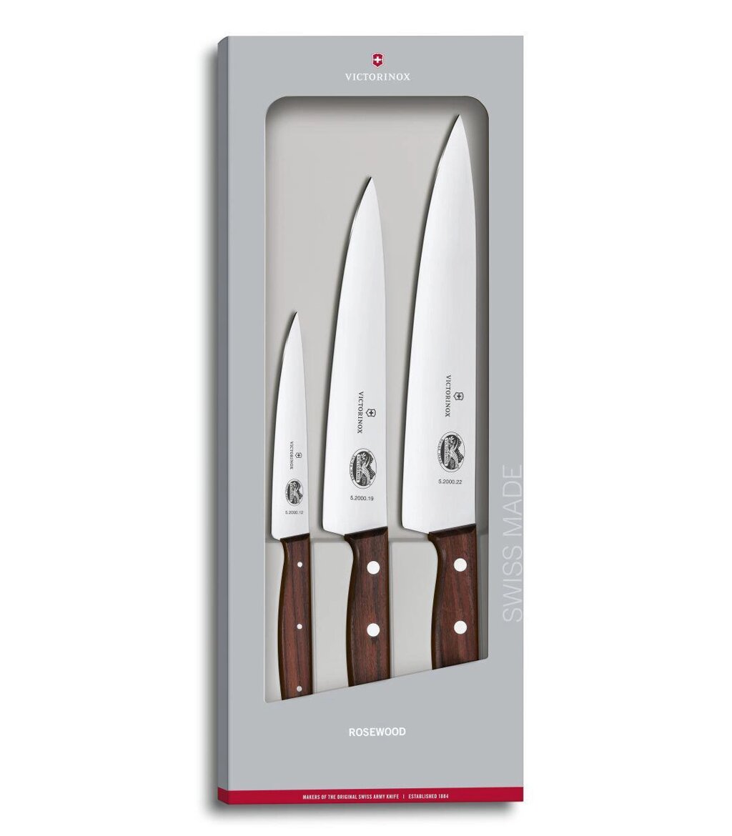 Кухонний набір ножів Victorinox Wood Carving Set 3 ножа дерево (5.1050.3G) від компанії Придбай - фото 1