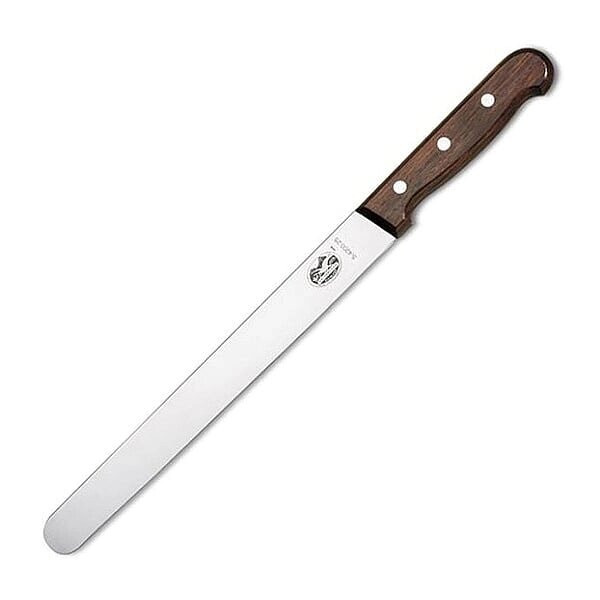 Кухонний ніж для нарізки Victorinox Rosewood Slicing Knife 36 см із дерев'яною ручкою (5.4200.36) від компанії Придбай - фото 1