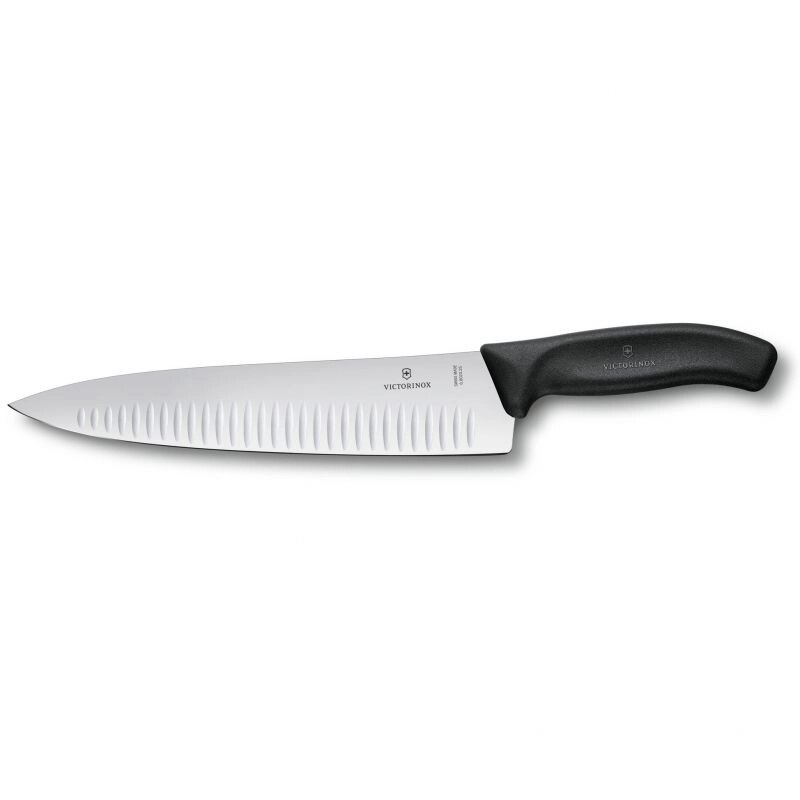 Кухонний ніж для нарізки Victorinox Swiss Classic Carving 25 см. Чорний (6.8023.25B) від компанії Придбай - фото 1