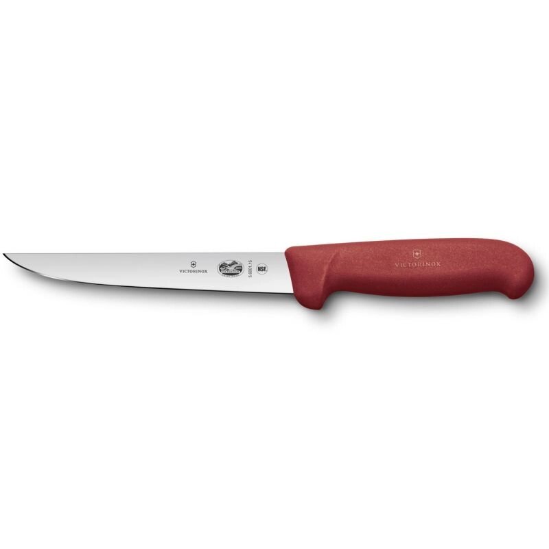 Кухонний ніж обвалочний Victorinox Fibrox Boning 15 см Червоний (5.6001.15) від компанії Придбай - фото 1