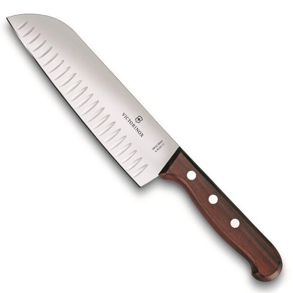 Кухонний ніж Victorinox Santoku 17 см Коричневий (6.8520.17G) від компанії Придбай - фото 1