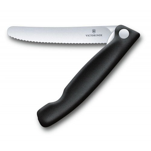 Кухонний ніж Victorinox Swiss Classic Foldable Paring Knife складаний, чорний, 11 см (6.7833. FB) від компанії Придбай - фото 1