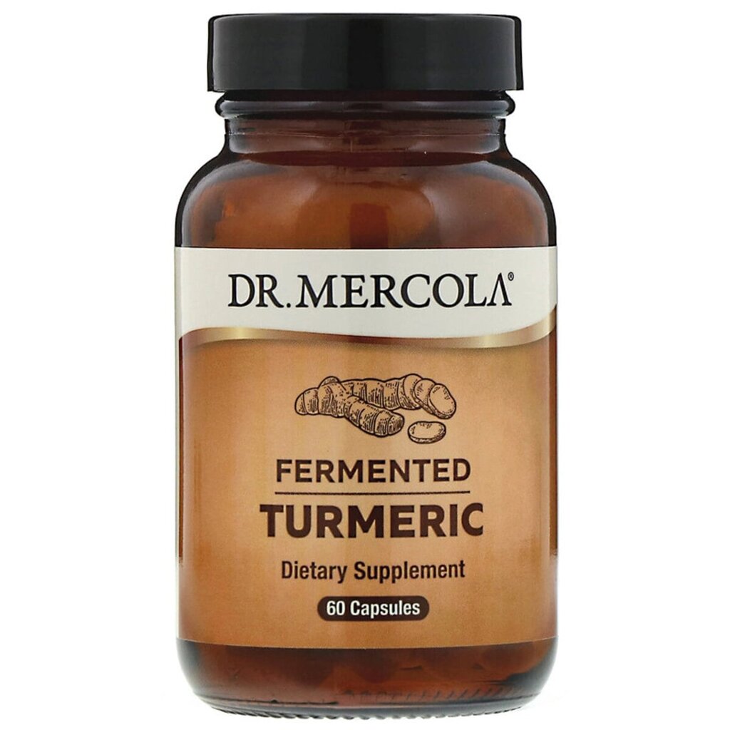 Куркума ферментована, Fermented Turmeric, Dr. Mercola, 60 капсул від компанії Придбай - фото 1