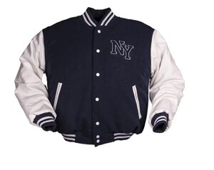 Куртка бомбер Mil-Tec NY Baseball Navy/White 10370003 ХL