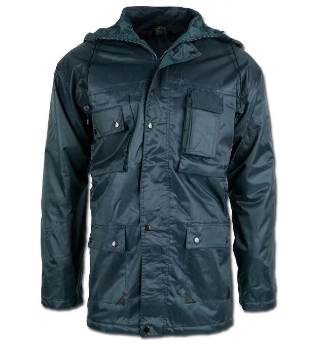 Куртка парку тактична з капюшоном Mil-Tec Dubon Dark Navy Blue 10150003 2XL від компанії Придбай - фото 1