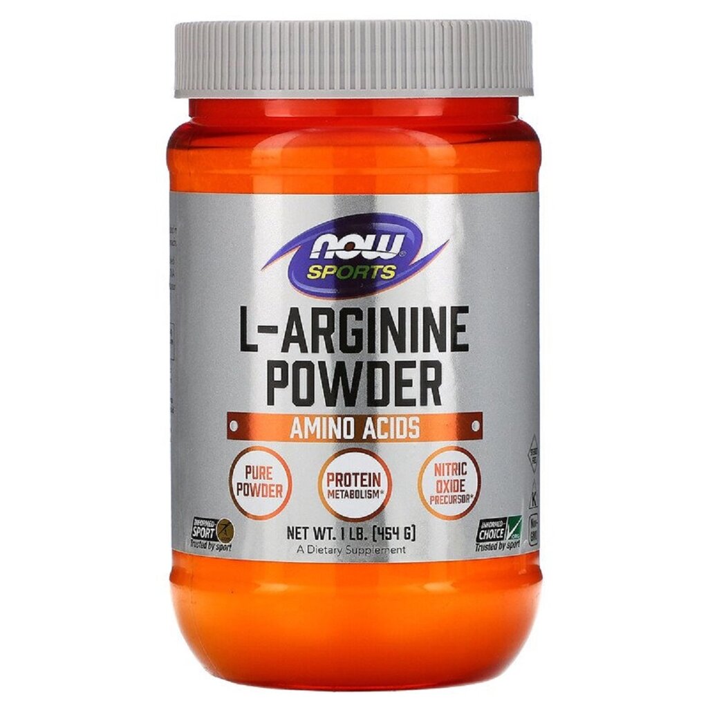 L-Arginine Powder Now Foods порошок 454 г від компанії Придбай - фото 1