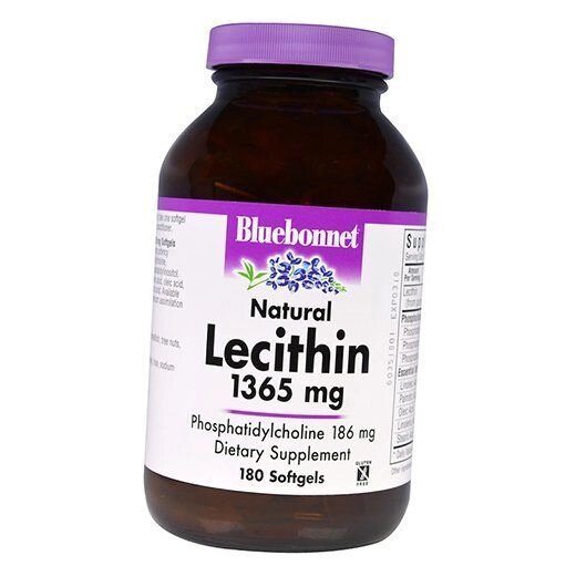 Lecithin 1365 Bluebonnet Nutrition 180гелкапс (72393001) від компанії Придбай - фото 1