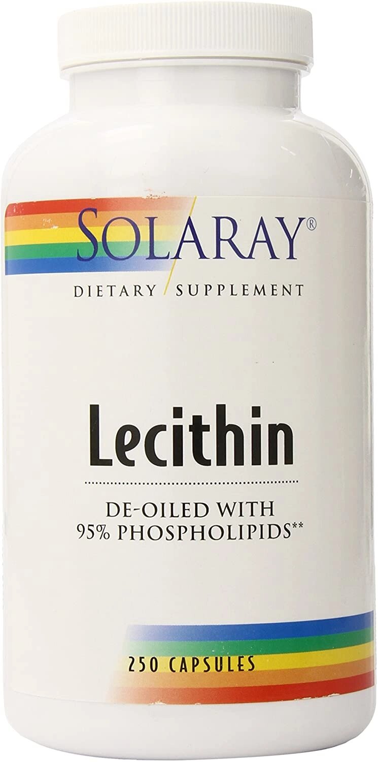 Лецитин із сої Lecithin Solaray 1000 мг 250 капсул від компанії Придбай - фото 1