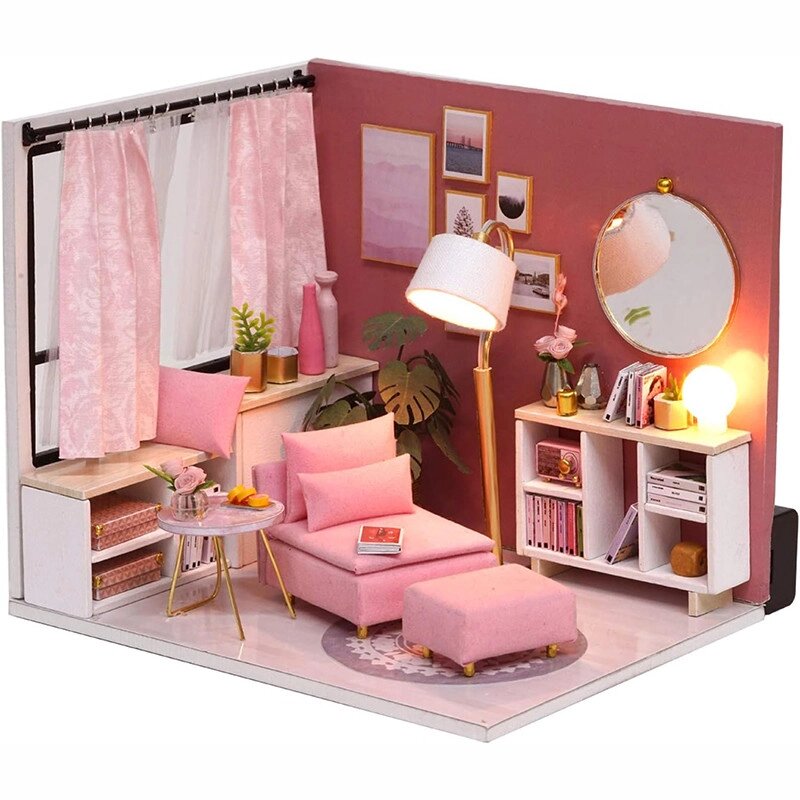 Ляльковий будинок конструктор DIY Cute Room H-017 Щасливий час від компанії Придбай - фото 1