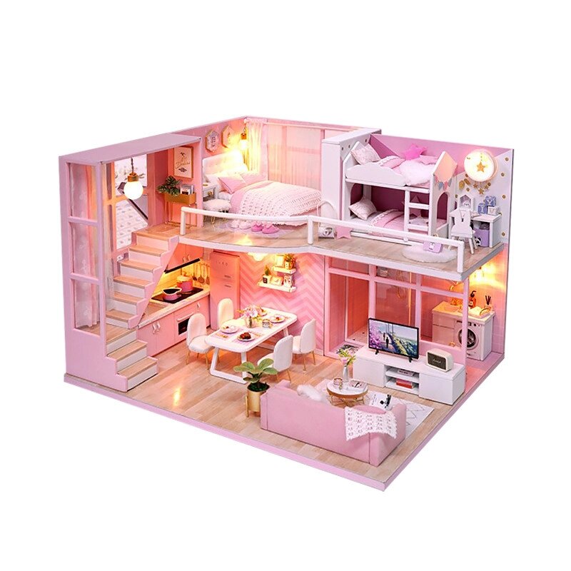 Ляльковий будинок конструктор DIY Cute Room L-026 Dream Angels 3D Румбокс від компанії Придбай - фото 1