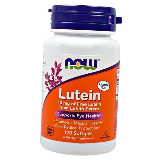 Лютеїн, Lutein 10, Now Foods 120 (72128013) від компанії Придбай - фото 1