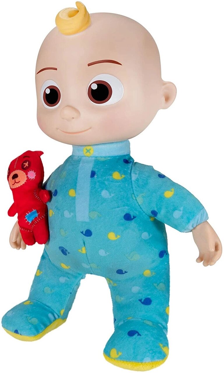 М'яка іграшка-лялька зі звуком Cocomelon Roto Plush Bedtime JJ Doll 30 див від компанії Придбай - фото 1