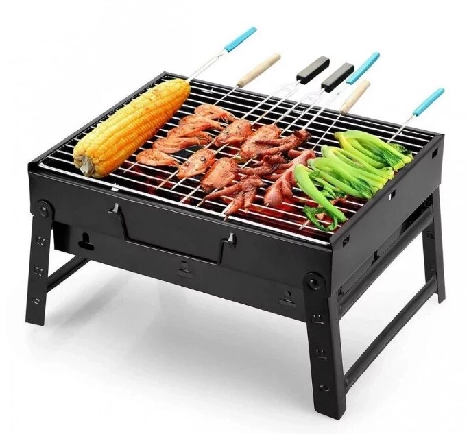 Мангал міні VigohA BBQ Grill Portable TL-372 від компанії Придбай - фото 1