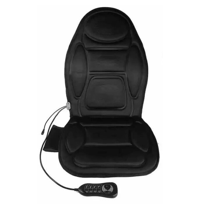 Масажна накидка RIAS Massage Cushion JB-616C із підігрівом Пульт 12/220V Black від компанії Придбай - фото 1