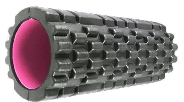 Масажний ролик Power System Fitness Foam Roller PS-4050 Чорно-рожевий від компанії Придбай - фото 1