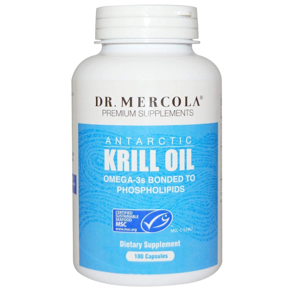 Масло криля арктического Krill Oil Dr. Mercola 180 капсул (15642) від компанії Придбай - фото 1