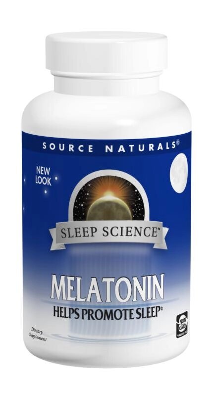 Мелатонін 1 мг Source Naturals Sleep Science 200 таблеток (SN0720) від компанії Придбай - фото 1