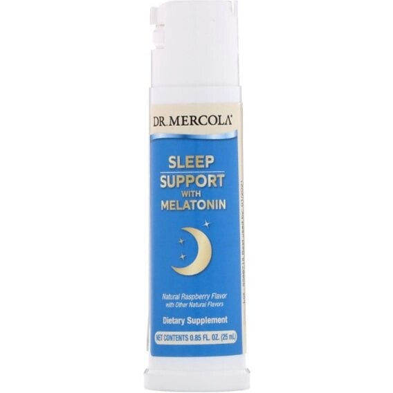 Мелатонін для сну Dr. Mercola Melatonin Sleep Support 25 ml Raspberry Flavor MCL-01197 від компанії Придбай - фото 1