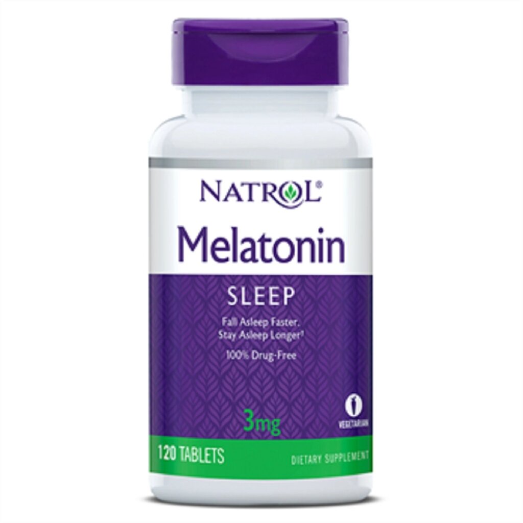 Мелатонін, Melatonin 3 мг, Natrol, 120 таблетки від компанії Придбай - фото 1