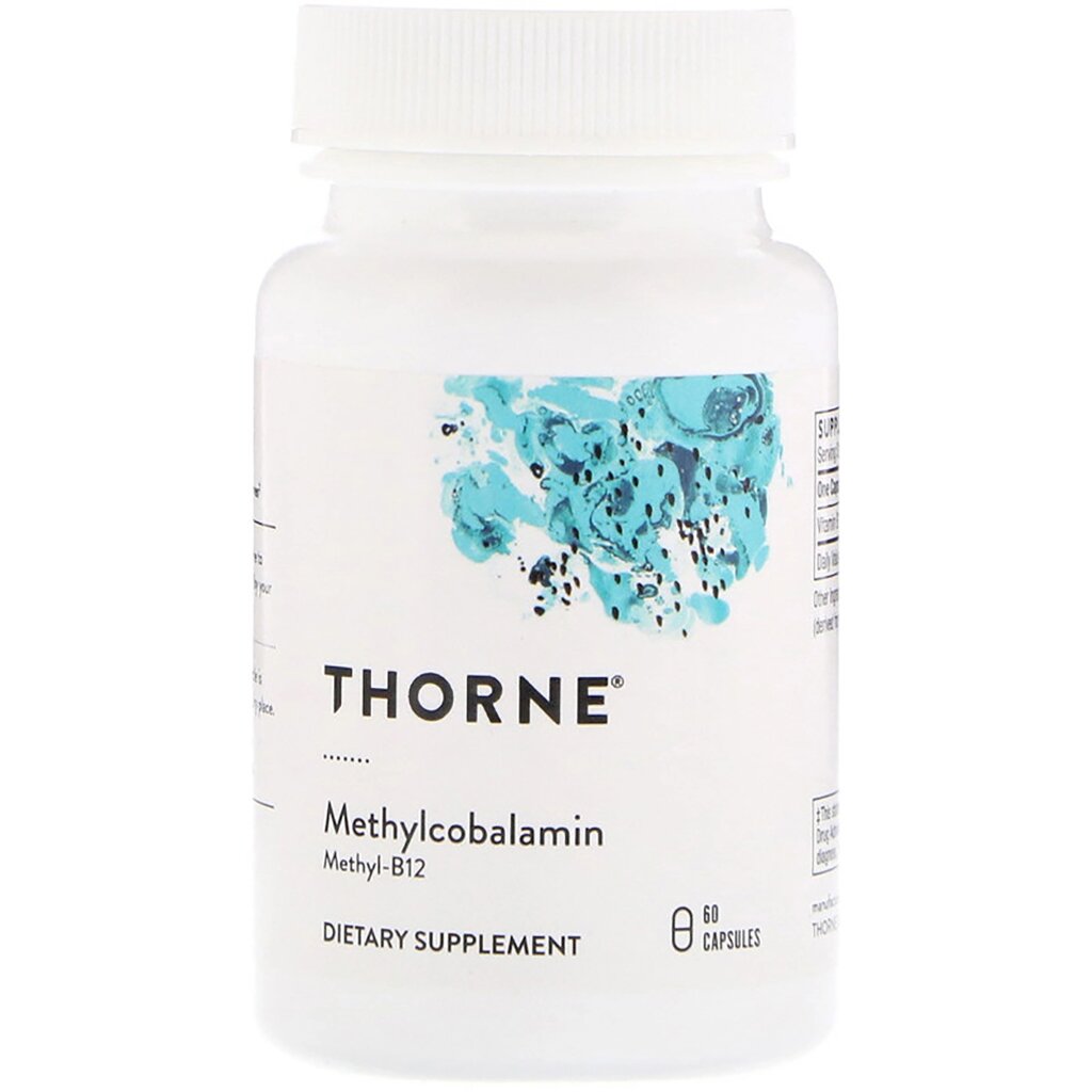 Метілкобаламін Thorne Research Methylcobalamin 1000 мкг 60 капсул (THR12502) від компанії Придбай - фото 1