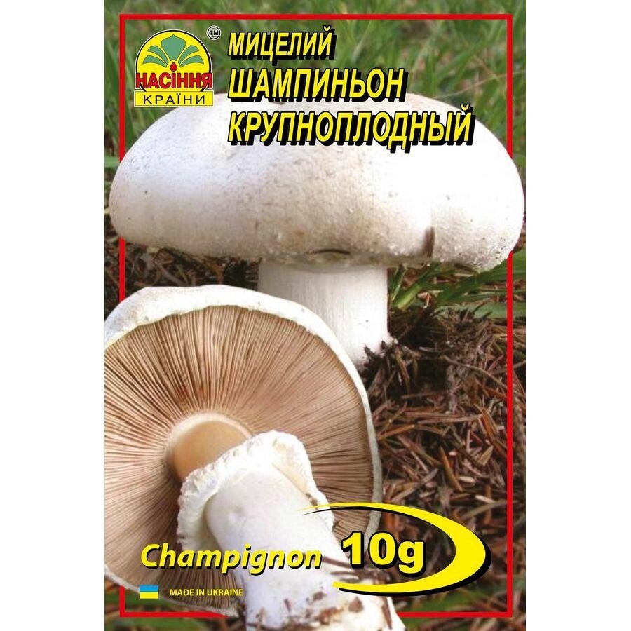Міцелій грибів Насіння країни Шампіньйон великоплідний 10 г від компанії Придбай - фото 1