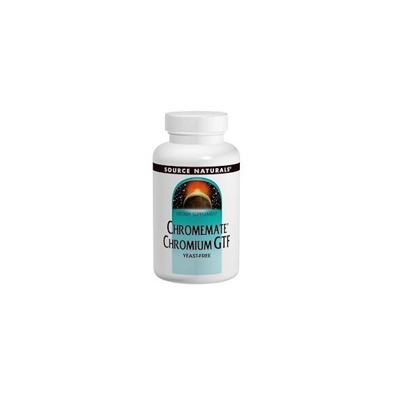 Мікроелемент Хром Source Naturals Chromemate Chromium GTF Yeast-Free 200 mcg 240 Tabs від компанії Придбай - фото 1