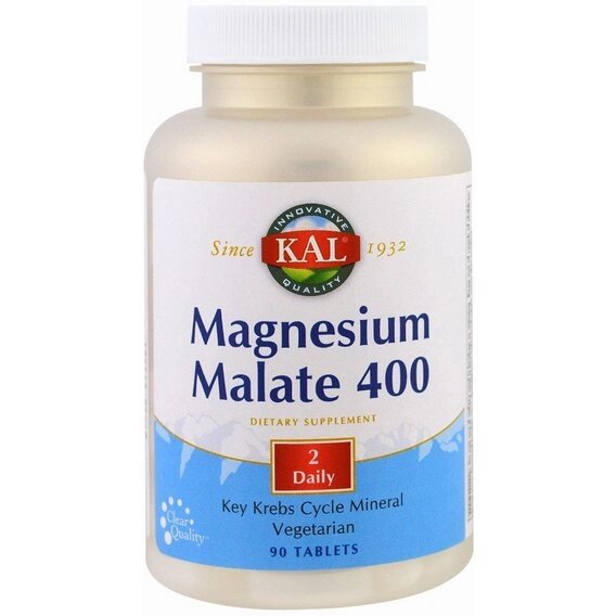 Мікроелемент Магній KAL Magnesium Malate 400 90 Tabs CAL-81309 від компанії Придбай - фото 1