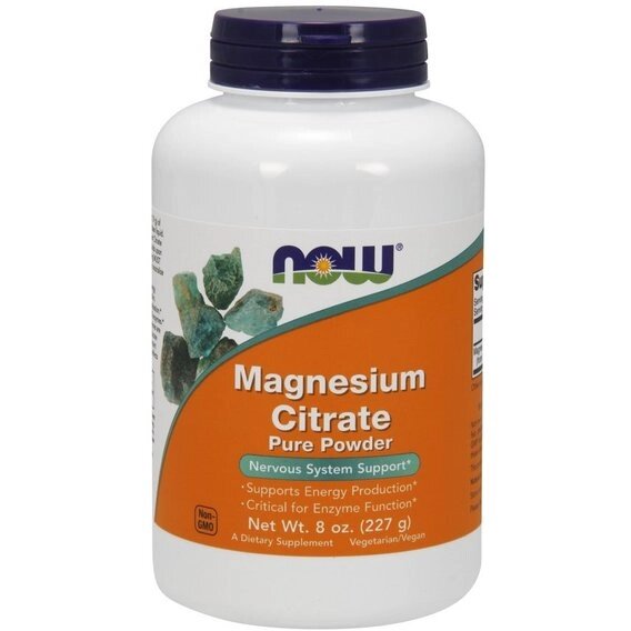 Мікроелемент Магній NOW Foods Magnesium Citrate Powder 227 g /76 servings/ Pure від компанії Придбай - фото 1