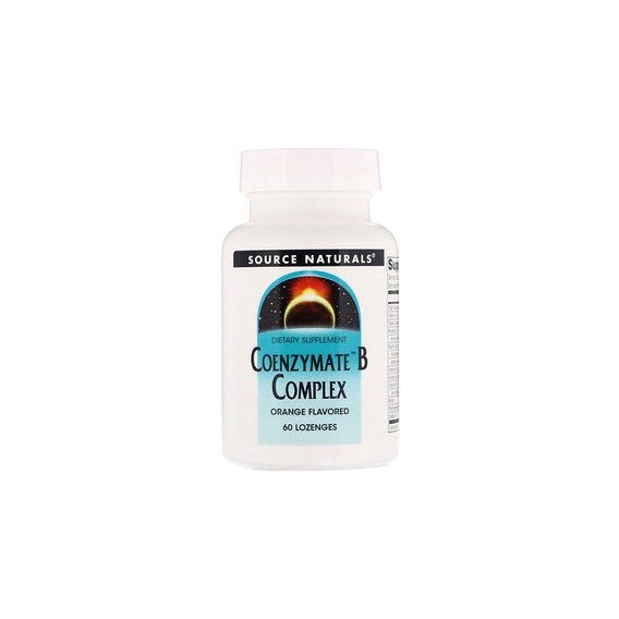 Мікроелемент Магній Source Naturals Coenzymate B Complex 60 Lozenges Orange Flavored від компанії Придбай - фото 1