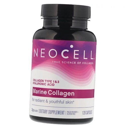 Морський колаген та Гіалуронова кислота Marine Collagen Neocell 120капс (68342008) від компанії Придбай - фото 1