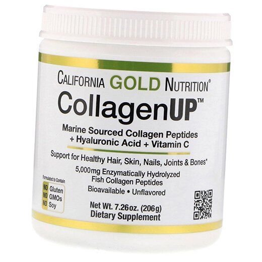 Морський колаген з Гіалуронової кислотою Collagen Up California Gold Nutrition 206р Без смаку (68427001) від компанії Придбай - фото 1