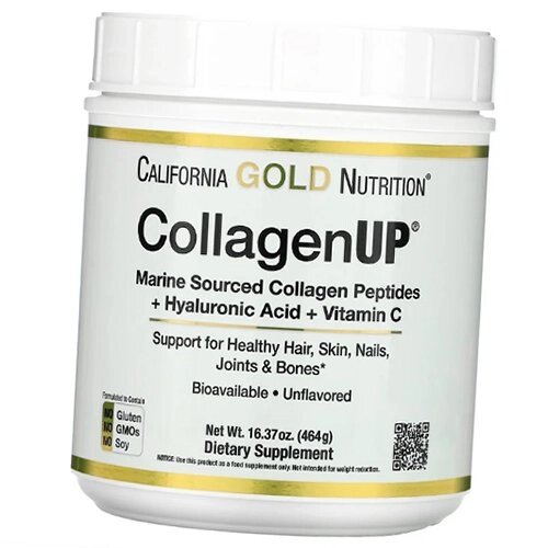 Морський колаген з Гіалуронової кислотою Collagen Up California Gold Nutrition 464г Без смаку (68427001) від компанії Придбай - фото 1