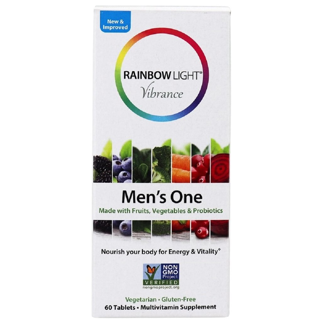 Мультивітаміни Для Чоловіків, Vibrance Men's One, Rainbow Light, 60 таблетки від компанії Придбай - фото 1