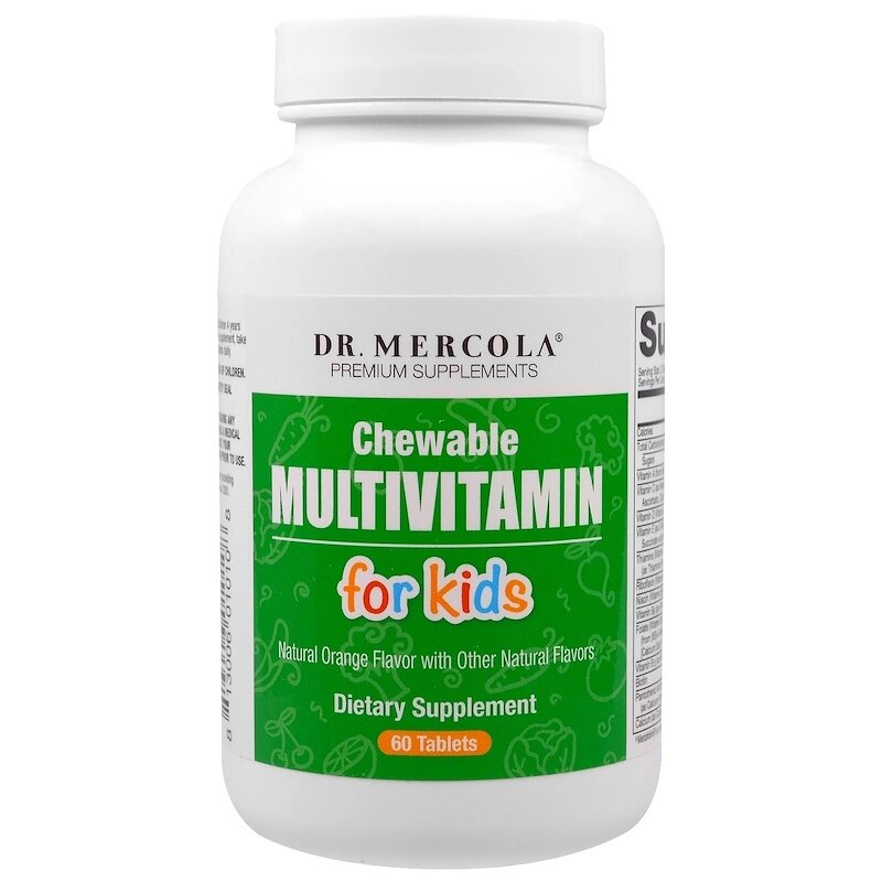 Мультивітаміни для дітей Dr. Mercola Multivitamin for Kids 60 таблеток (15682) від компанії Придбай - фото 1