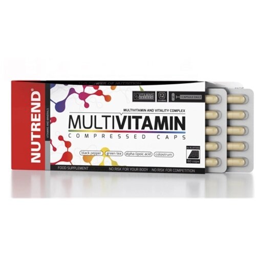 Мультивітаміни для спорту Nutrend MultiVitamin Compressed Caps 60 Caps від компанії Придбай - фото 1