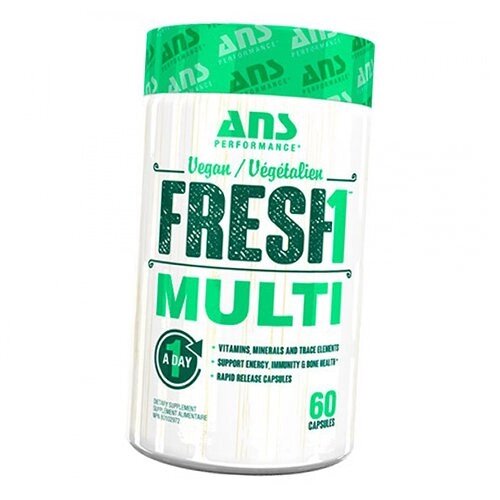 Мультивітаміни для вегетаріанців Fresh1 Vegan Multi ANS Performance 60капс (36382002) від компанії Придбай - фото 1