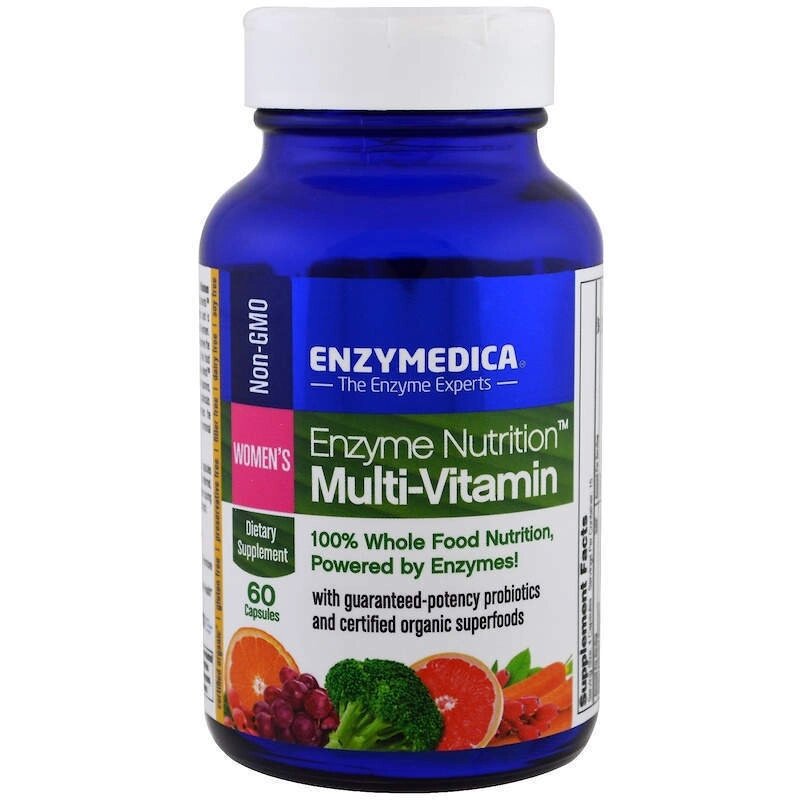 Мультивітаміни і ферменти для жінок Multi-Vitamin Enzymedica Enzyme Nutrition 60 капсул від компанії Придбай - фото 1