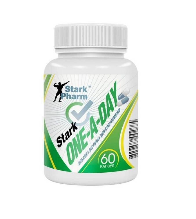 Мультивітаміни Stark Pharm Stark One a Day 60tabs (1086-100-56-6949049-20) від компанії Придбай - фото 1