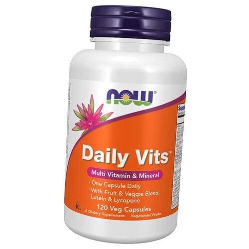 Мультивітамінний комплекс Daily Vits Caps Now Foods 120вегкапс (36128402) від компанії Придбай - фото 1