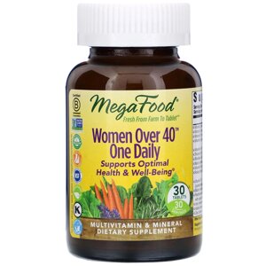 Мультивітаміни для жінок 40+Women Over 40 One Daily, MegaFood, 30 таблеток